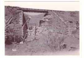 Natal, circa 1900.  Bridge with 1 foot span at 218 miles during Anglo-Boer War.
