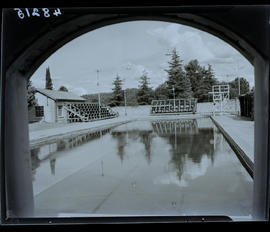 "Kroonstad, 1940. Public swimming pool."
