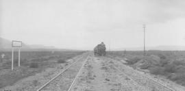 Limebank, 1895. Train on railway line. (EH Short)