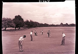 Springs, 1946. Golfing.