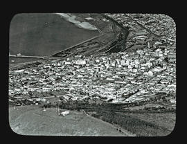 Cape Town. Aerial view of city centre.