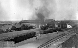 Beaufort West. Steam locomotive depot.