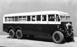 Johannesburg, 1936. Thornycroft combination bus and goods truck No 335.