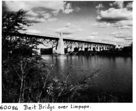 Messina district, 1952. Beit bridge over the Limpopo River.