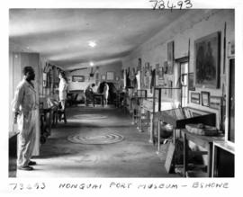Eshowe, 1964. Interior of museum at Nonquai Fort.