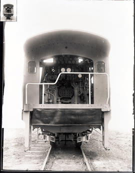 SAR Class 19D No 2641-2680 built by Fried Krupp No.1821-1863 on 1938/39. Rear view of engine.
