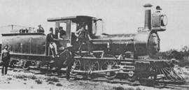 Cape Town. CGR 1st Class No 7 built in 1875, at Bellville.