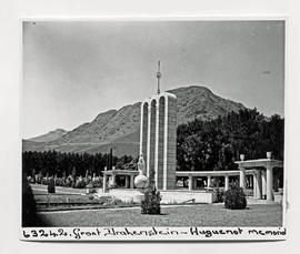 Franschhoek, 1954. Huguenot memorial.