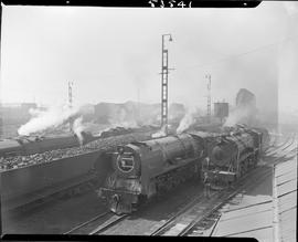 Johannesburg, 1948. Germiston locomotive yard.