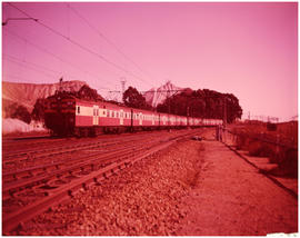 Krugersdorp, 1963. Suburban train.