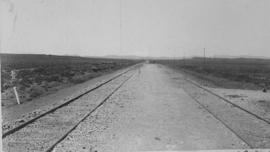 Die Put, 1895. Railway lines at crossing loop. (EH Short)