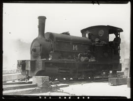 Port Elizabeth. Port Elizabeth Harbour Board 0-4-0ST locomotive No 14 built by Black, Hawthorn &a...