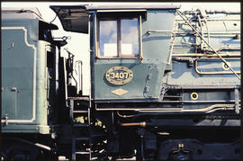 June 1995. Side view of SAR Class 25NC No 3407 'Pauline'.