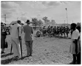Vryheid, 24 March 1947. Traditionally dressed group.