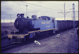 Witbank district. Springbok Colliery Ltd Hope Section No 3 steam locomotive.