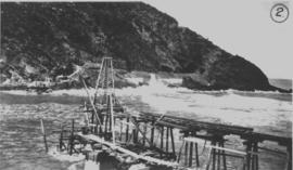 Wilderness, 25 November 1926. Kaaimansrivier bridge under construction.