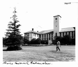Grahamstown, 1968. Building on Rhodes University campus.