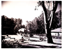 "Aliwal North, 1952. Bathers at hot springs resort."