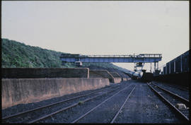 Durban, September 1984. Loading coal at the Bluff terminal in Durban Harbour. [T Robberts]