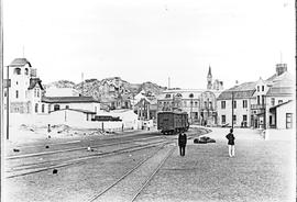 Luderitz, South-West Africa. Railway station.