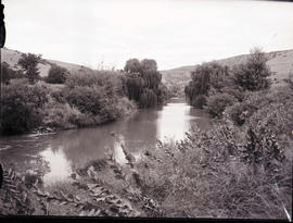 Estcourt district, 1937. Bushmans River near Voortrekker laager.