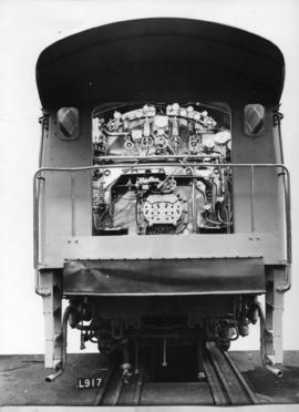 SAR Class 15F No 2929 built by North British Locomotive Works No 24463-24506 in 1938. Back of eng...