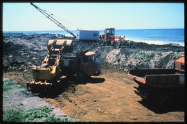 East London, August 1985. Excavations in Buffalo Harbour. [Z Crafford]