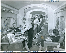"1946. Blue Train Type B-3 lounge car."