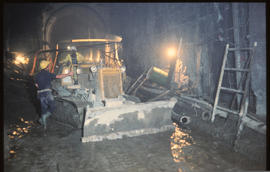 Ermelo district, December 1975. Construction of the Overvaal tunnel. [D Dannhauser]