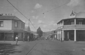 Heidelberg Transvaal, 1935. Looking south down Voortrekker Street, previously named Market Street...