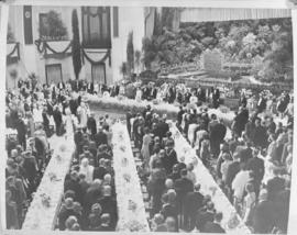 Pretoria, 29 March 1947. State Dinner in City Hall.