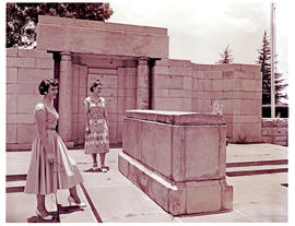 Springs, 1954. War memorial in Olympia Park.
