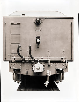 Rear view of tender SAR Class 15F No 2971, built by Beyer Peacock & Co No 7082-7111 of 1944.