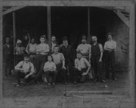Durban, 1895. Moulding shop staff.