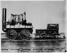 
Locomotive driven by George Stephenson at the ceremonial opening of the Stockton and Darlington ...