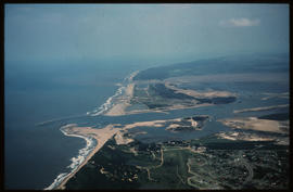 Richards Bay, January 1976. Aerial view of Richards Bay Harbour. D Dannhauser]