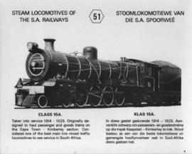 SAR postcard series No 51: SAR Class 15A.