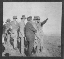 Ladysmith district, 1925. Ex servicemen at Spioenkop during Royal visit. (Album on Natal electrif...