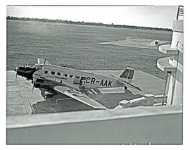 Lourenco Marques, Mozambique, 1945. DETA Junkers Ju-52 CR-AAK 'Quelimane'.