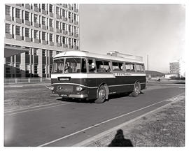 Johannesburg, 1966. SAR Leyland Royal Tiger MT16308 motor coach.