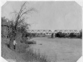 Seeheim, South-West Africa. Fish River. View of bridge over water.