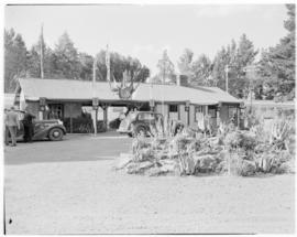 Maseru, Basutoland, 11 March 1947. Royal cars at railway station.