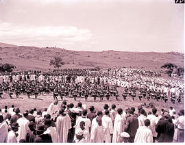 "Durban district, 1966. Shembe dancers."