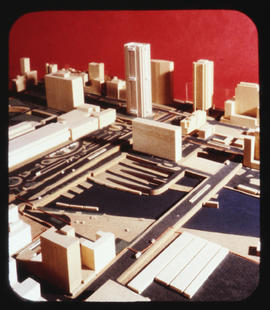 Johannesburg. Architectural model of railway station.