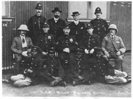 Johannesburg, 1911. SAR police. From South African Railway Magazine 1911.