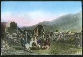Boer "Nagmaal" wagon camp.
