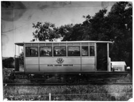 SAR Lacre railcar RM2, 45hp, built for use in Natal. Used on the Pretoria - Brits line.