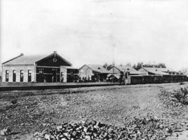 Pretoria, 1893. Station buildings.