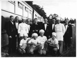 
Catering staff of the Pilot Train.
