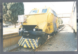 Johannesburg, August 1996. Armoured trolleys 'Kobus' / 'Chris' used during civil disturbances on ...